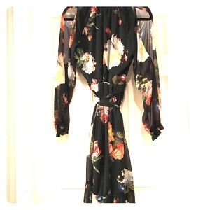 Gibson Latimer Cold Shoulder Wrap Dress